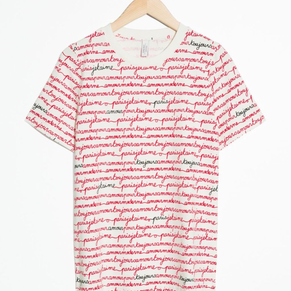 & Other Stories Paris Je Taime T-Shirt